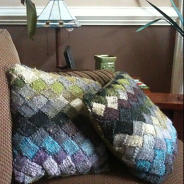 Entrelac Cushions