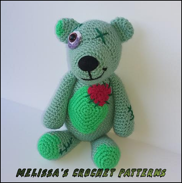 Ravelry: Zombie Bear pattern by Melissa's Crochet Patterns