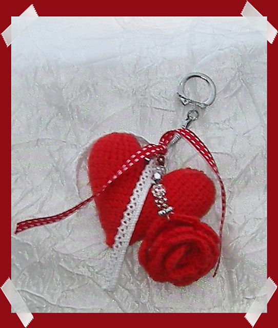 Porte clés Saint Valentin