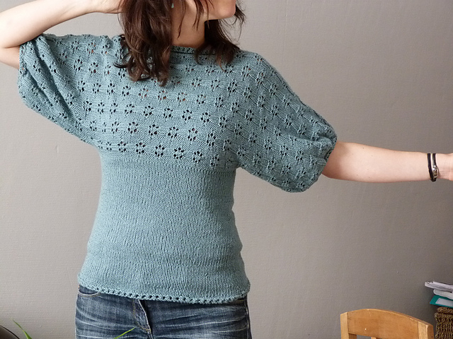 #15 Puff-sleeve Sweater