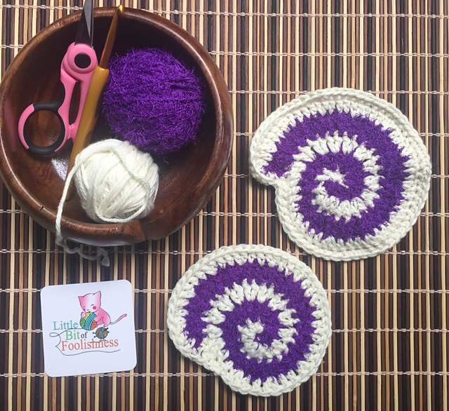 Spiral Scrubby Washcloth