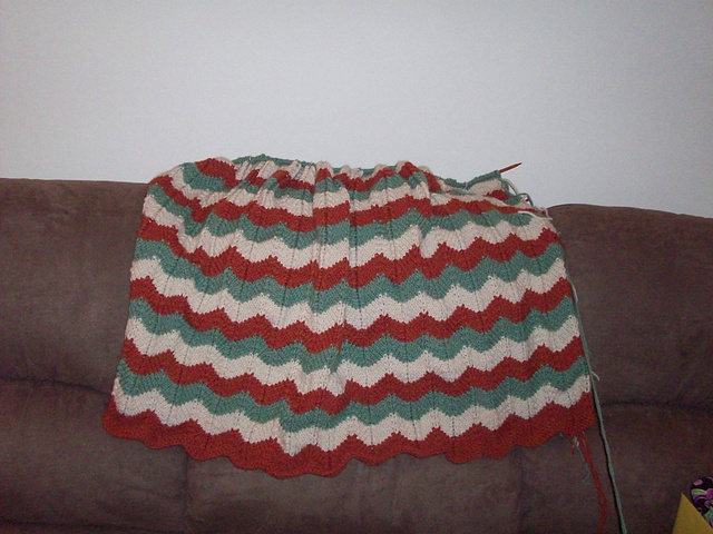 Chevron Afghan