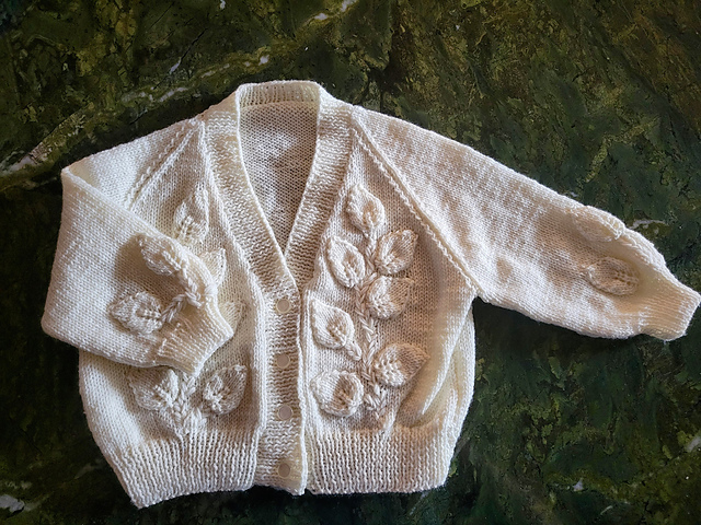 Design J - Leaf Cardigan