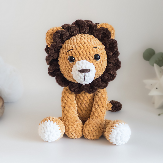 Crochet Lion Toy
