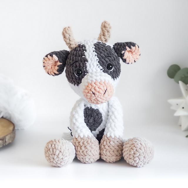 Crochet Cow Toy