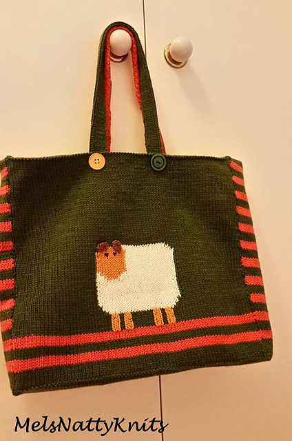 #28 Lamb Diaper Bag