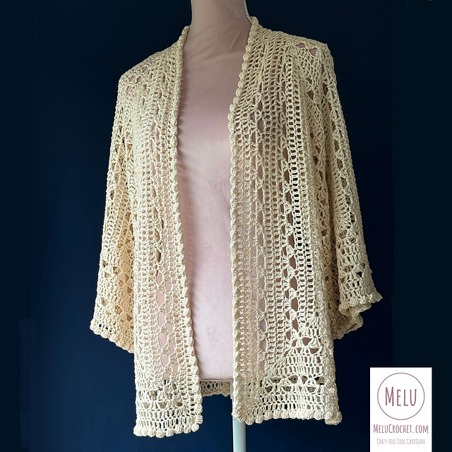Ravelry: Crazy Hexi Cool Cardi pattern by Melanie Poulter