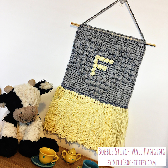 Bobble Stitch Wall Hanging