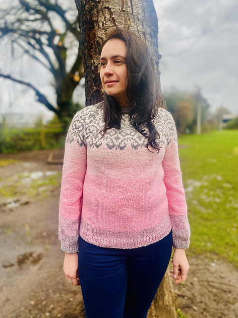 Flor de lis sweater