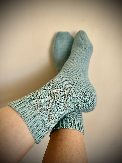 Fern lace socks