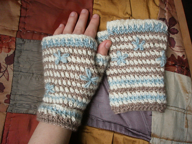 Crochet Fingerless Gloves