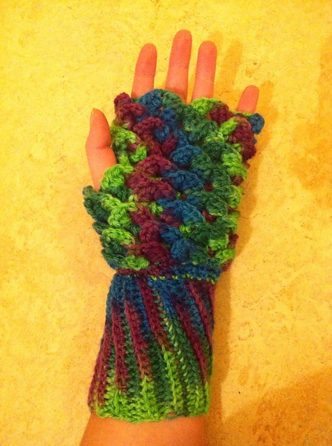 "Scales" Pulsvärmare, Fingerless