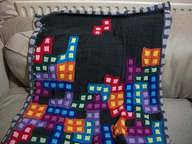 Tetris Lap Blanket (For the Gamer in Your Life)