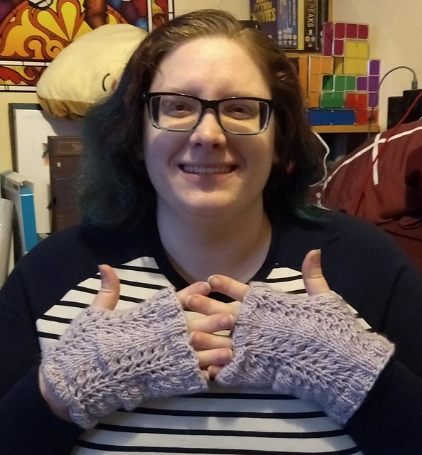 Swift and Simple Lace Mitts