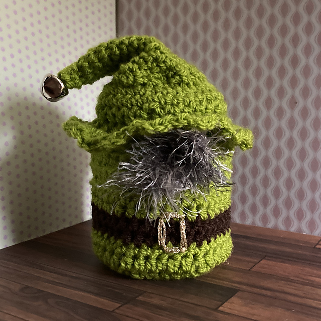 Christmas Elf Jam Jar Cover