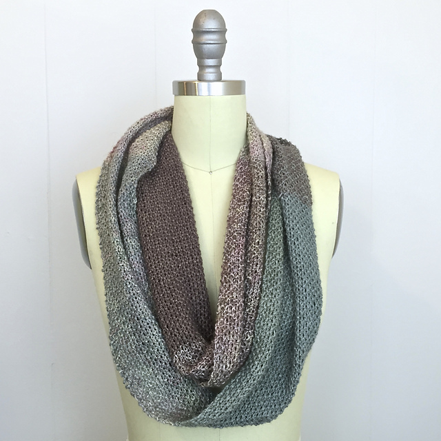 Ravelry: Gradient Lace Infinity Scarf pattern by The Mermaid's Purl