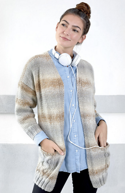 Wandering Cables Cardigan