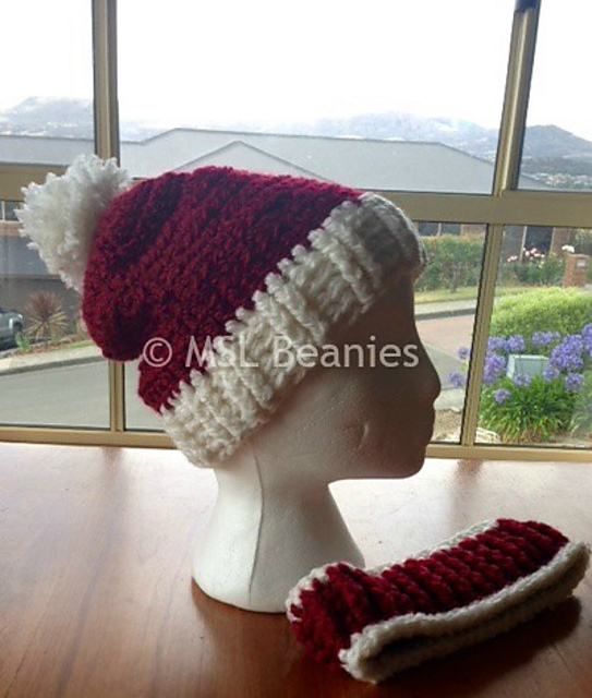 Warm And Cosy Slouch Hat & Bonus Headband
