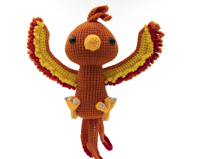 Amigurumi Scarlet the Phoenix
