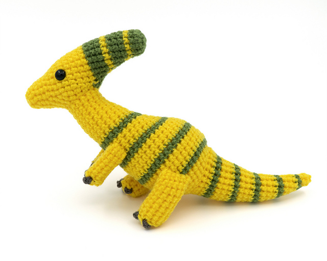 Amigurumi Parasaurolophus Dinosaur