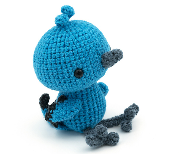 Amigurumi Woodland Critter Bluebird