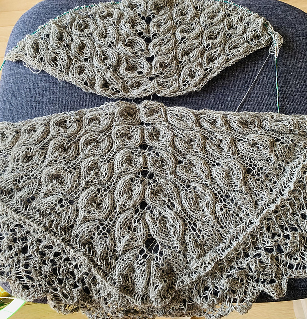 Ravelry: Mgavi's Silver linings Lacy sleeves top