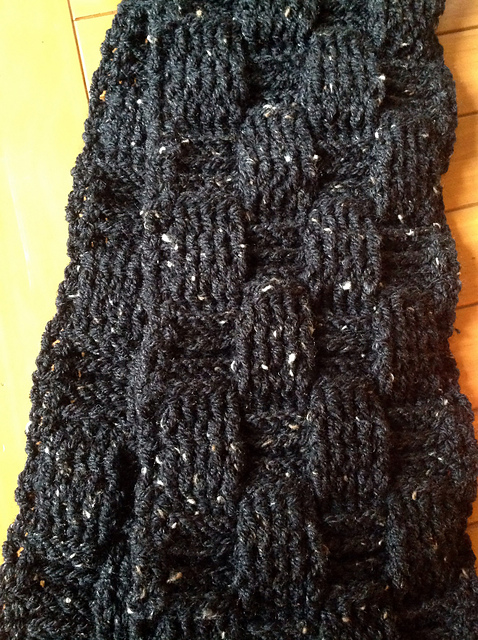 "Manly" Scarf in Worsted