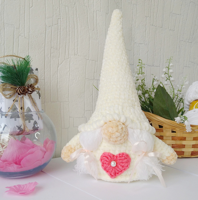 Plush Gnome Bride