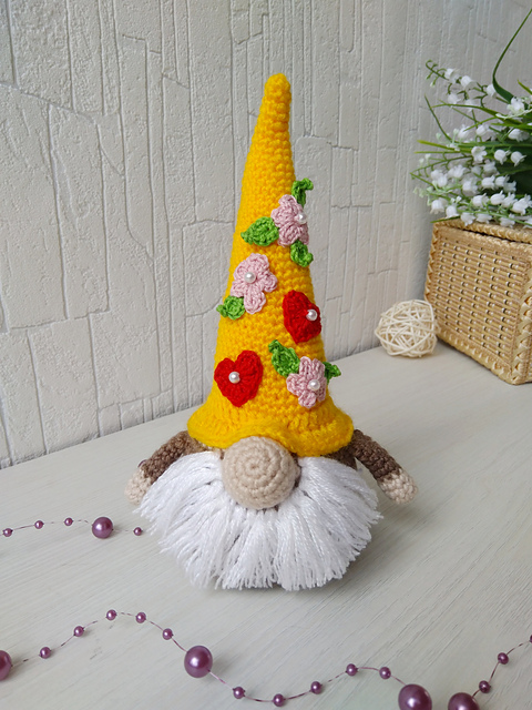 Valentine Gnome Doll