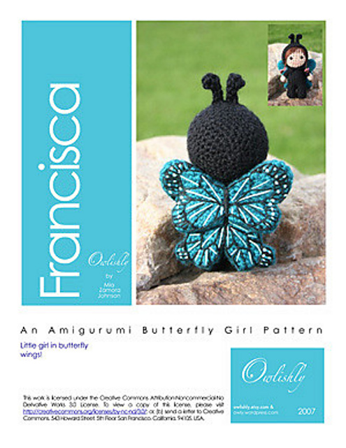 Francisca a butterfly girl