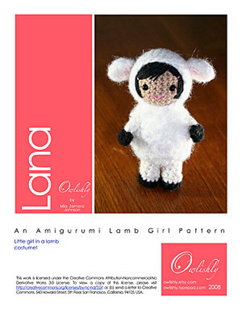 Lana the little lamb girl