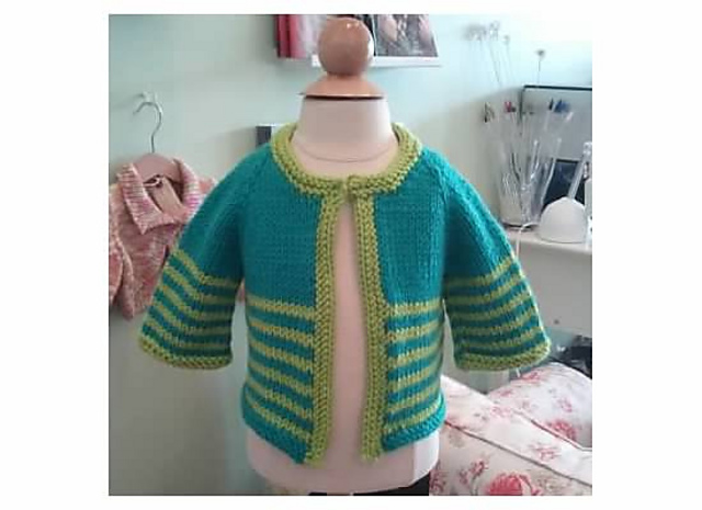 Top-Down Baby Sweater