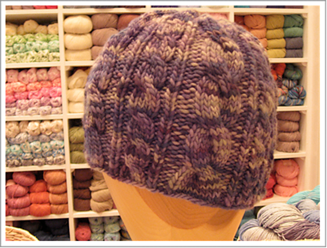 Double Trouble Cabled Hat