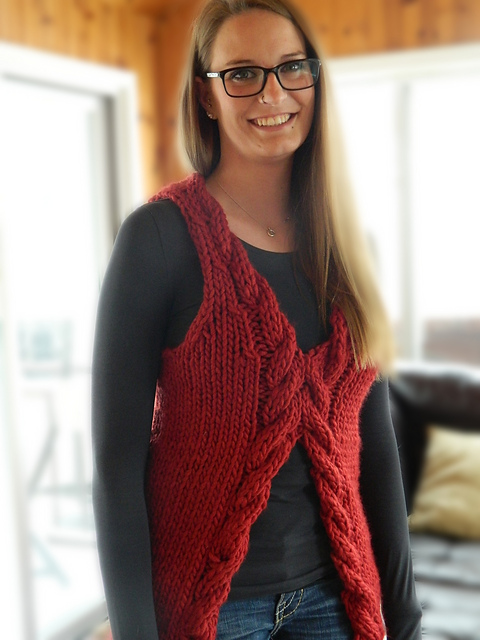 Super Bulky Split Vest