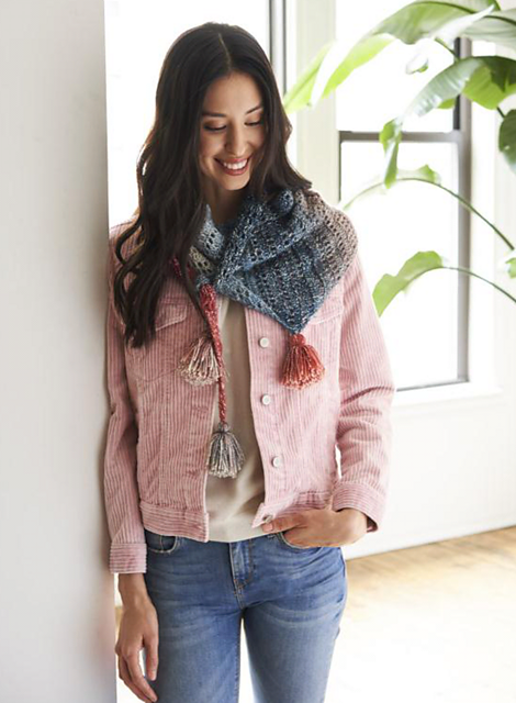 Tassel Shawl L80188