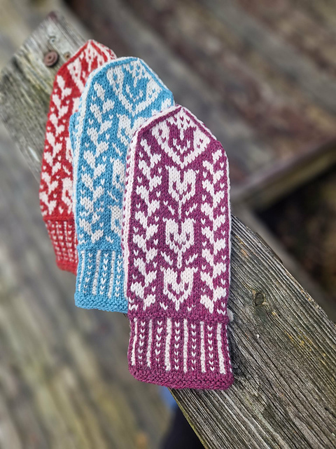 My Tulip mitts