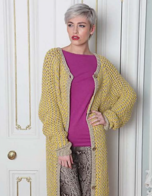 Long chunky cardi