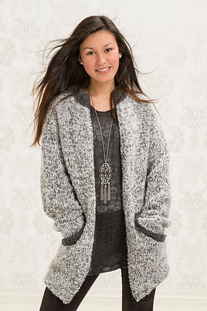 1417-07 Long cardigan