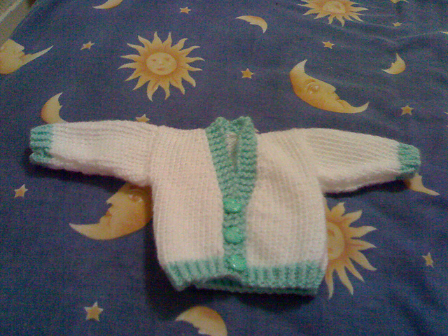 Handknitted Cardigans for Premature Babies