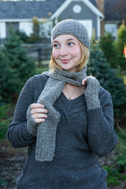 Paris-Roubaix Mitts, Hat, and Scarf
