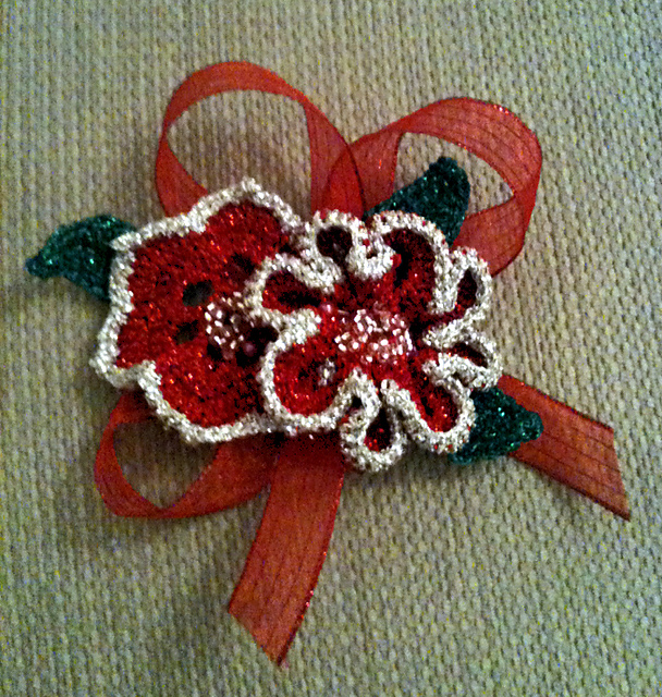 Poinsettia Gift Topper