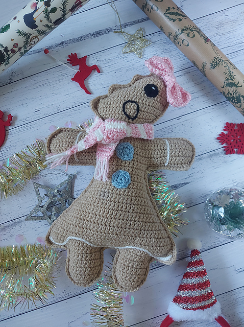 Gingerbread Girl Cookie