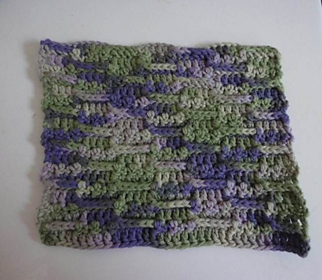 Scrubby Rows Dishcloth