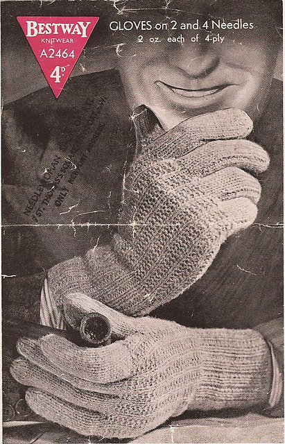 Gloves on 2 Needles