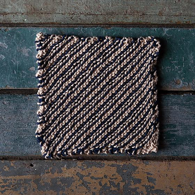 Summer Lines Dishcloth