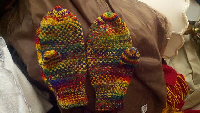 Slip Stitch 2-Needle Mitten