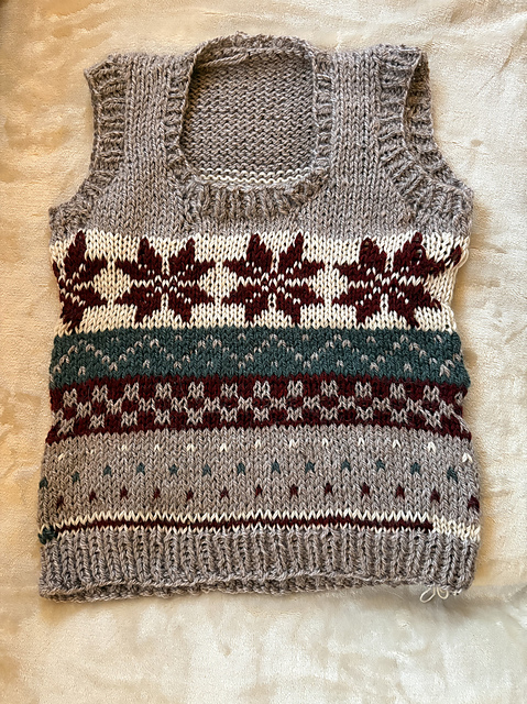 Vintage Christmas Vest