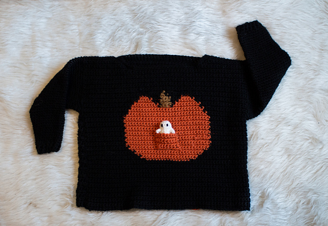Pumpkin Pouch Pullover