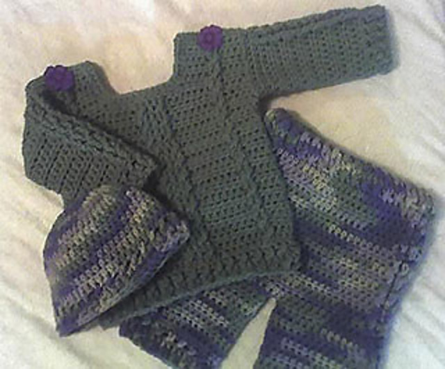Cables of Winter Sweater Set