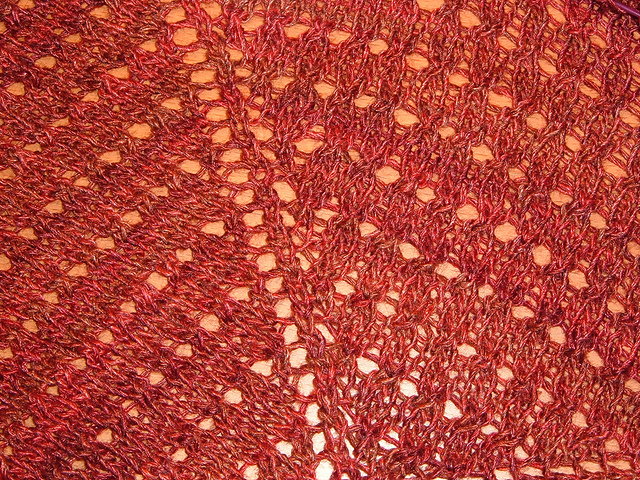 Half-Square Triangular Shawl
